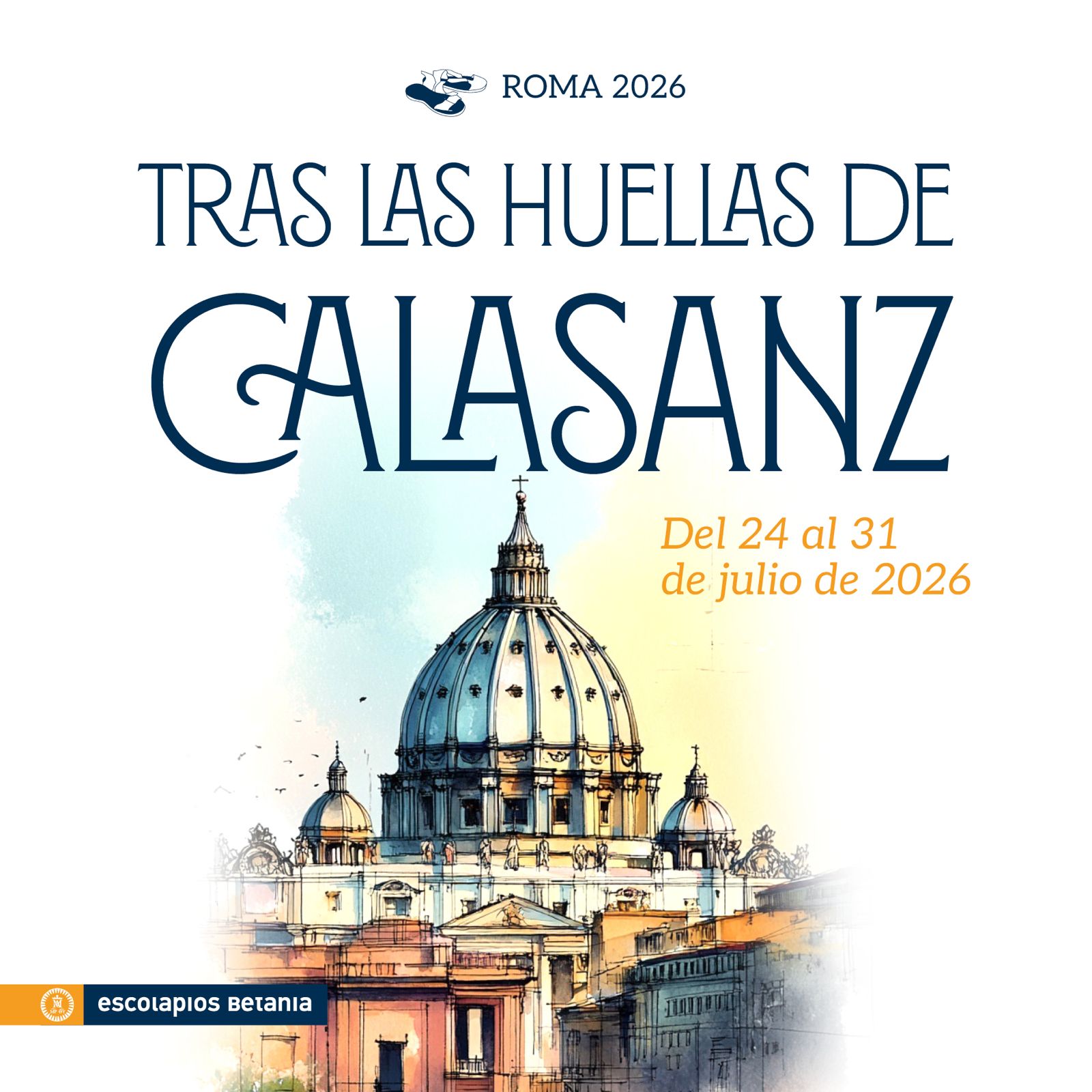 Adultos. Tras las huellas de Calasanz. Roma 2026